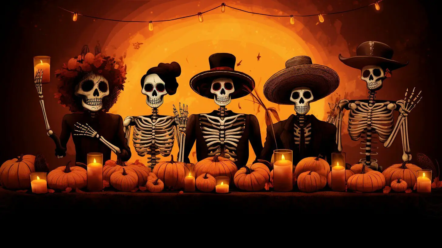 how halloween and day of the dead are similar